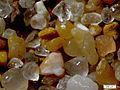 Sand from the beach at Scala dei Turchi, Sicily.