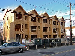 Former site of Kingswood M.E. Church at 14th and Claymont