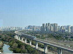 S1 train in Luqiao