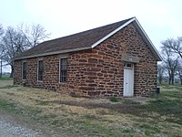 Fremont Lutheran Church (built 1870) near Lindsborg