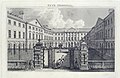 Guy's Campus main entrance gate (engraving, historic)