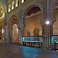 Mudéjar architecture in the Church of San Roman in Toledo, Spain (12th or 13th century)[45]