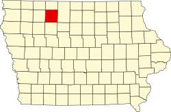 Koartn vo Palo Alto County innahoib vo Iowa