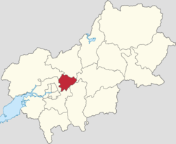 Location of Yanqing Town within Yanqing District