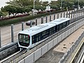 媽閣站啓用前，列車在海洋站落客後，會前往掉頭路軌掉頭再接載乘客