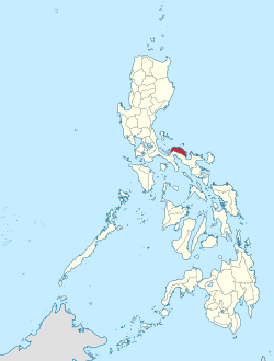 Mapa ning Labuad Bicol ampong Camarines Norte ilage