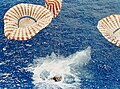 Apollo splashdown. (NASA)