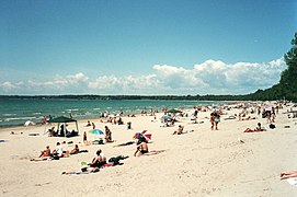 Une plage du lac Ontario