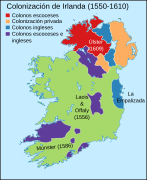 Irland deg 1609 : Iskutlandiyen, Irlandiyen, Iskutlandiyen ed igliziyen, Igliziyen, Tasehrest amaẓlay.