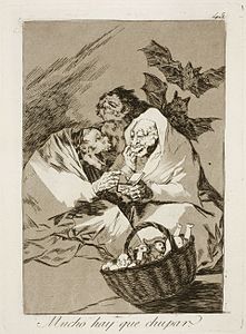 Capricho No. 45: Mucho hay que chupar (There is plenty to suck)