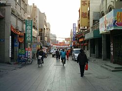 Back street in old Baoding