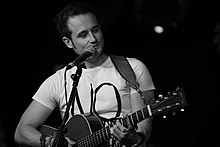 Cambridgeshire musician Ethan Ash playing live, 2014