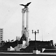 The monument shortly after completion.