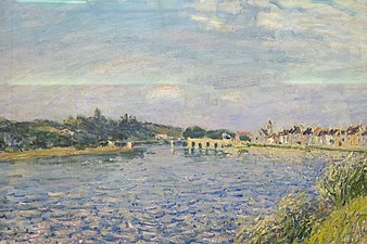 Alfred Sisley, Saint-Mammès sur le Loing, 1886.