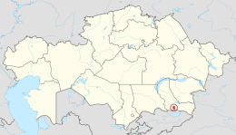 Almaty – Localizzazione