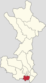 Location in Huairou District