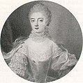 Augusta Elisabeth van Württemberg in de 18e eeuw overleden op 4 juni 1787