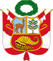 Coat of arms of Peru and for War flag