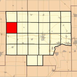 Location in Bureau County