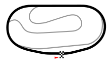 Layout of North Carolina Speedway