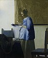 Jan Vermeer van Delft Femeie în albastru citind o scrisoare (după 1664)