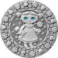 Белорусская монета «Дева», аверс