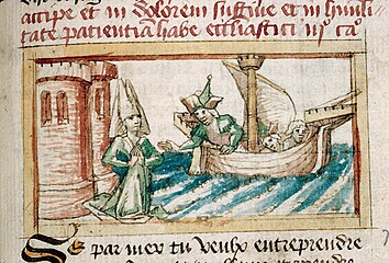 Ceyx prenant congé d'Alcyone (15th century)