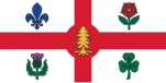 Flag of Montreal, Canada