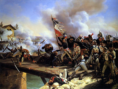 «Napoleono Bonaparte ĉe la Ponto de Arcole» de Horace Vernet