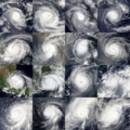 Major tropical cyclones in 2021.