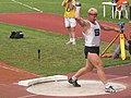 Image 26Remigius Machura preparing to throw within the circle in shot put (from Track and field)