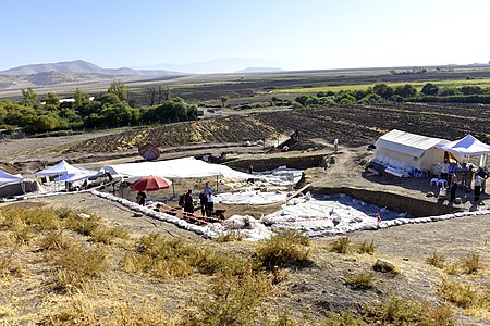 El jaciment d'excavació de Bestansur a l'octubre de 2021