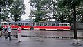 An old Tatra tram in Pyongyang