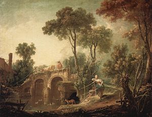 The Bridge (Jembatan), 1751 Museum Louvre, Paris, Prancis