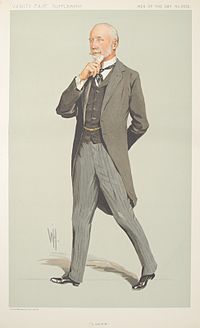 Caricature of Frank Ree by Wallace Hester, published in Vanity Fair, 5 June 1912.