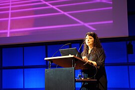 Jiré Emine Gözen, Cyberpunk Symposium, ZKM Karlsruhe.jpg