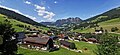 Blick vom Talschluß (Weiler Inneralpbach) zum Unterinntal