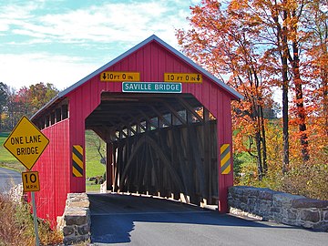 Saville Covered Bridge in Perry County, PA