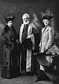 Alexander Graham Bell receiving an honourary Doctor of Laws degree (LL.D.) at the University of Edinburgh, 1906.