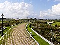 Image 29Curved garden paths are a common form of hardscaping (from Garden design)