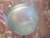 Fluted glass bowl, Hellenistic, 150-100 BC