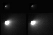 Images taken by the Mars Reconnaissance Orbiter of Comet Siding Spring on 19 October 2014