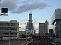 The Shard (being constructed) and Guy's Hospital campus