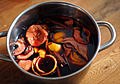 Image 21Mulled wine steeping (Swedish glögg) (from List of cocktails)