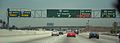 Northbound Interstate 5 at the Orange Crush interchange in July 1999.