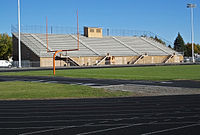 A view of Ravston Stadium- Idaho Falls' home field - in 2013