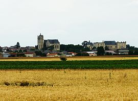 A general view of Oiron