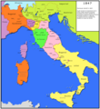 Italia în 1847.