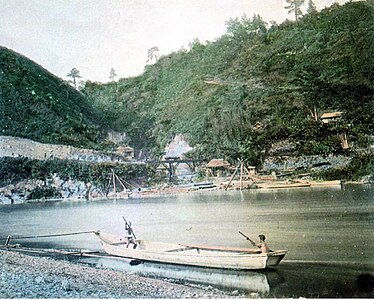Yokohama Water Works: Ogurano ferry, 1886–87