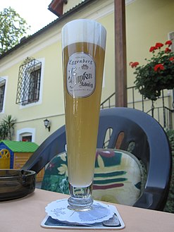 Pilsner edalontzia.